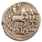 M  Acilius M f   130 Bc Ar Denarius Roman Republic Ancient Silver Coin 11a