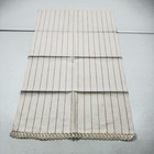 Vintage Kitchen Tea Towel Dishcloth Red White Stripes Cotton Mcm Crochet Edge