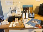 White Baby Lock Evolution Overlock Serger   Accessories - Excellent Condition 