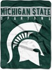 Cozy Ncaa   College Spirit Raschel Throw Blanket - Machine Washable - 60  X 80 