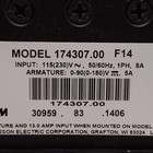 Leeson 174307 00 Speedmaster Motor Control  115 230vac Input  0-90 180vdc Output