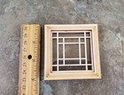 Dollhouse Miniature Square Window Prairie Style Fits 2 5  Opening 1 12 Scale