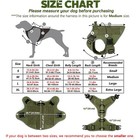 Tactical Dog Vest Kit Dog Leash Dog Collar Dog Harness Medium Large With Pouches