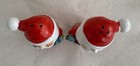 Vintage Merry Christmas Santa Claus Salt   Pepper Shakers Japan 1960s See Pics 
