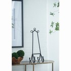 Cast Iron Large Display Stand Easel Heavy Brown Platter Plate Art Frame Book 15 