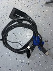 Lot Of 4 Flip  2 Port Usb Vga Audio Computer Kvm Switch  cables