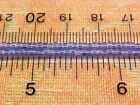 Vtg 1 Hank Blue Stripe Matte Glass Trade Seed Beads 10 0  062912d