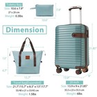 3 Pcs Luggage Sets Trave Bag  Hardside Suitcase Set With Spinner Wheels Tsa Lock