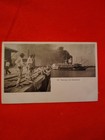 Watching The Steamboat Undivided Back Vintage Rppc Postcard  Black Workers