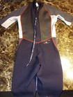 O neill Hammer 2mm Shorty Wetsuit Mens Size M Spring Suit Black Gray 1240