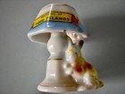 1000 Islands Tiny Souvenir-little Bunny Leaning Against A Tiny Lamp - 2  Tall