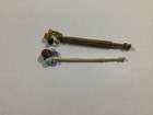 Lace Bobbins X 2  With Spangles  One Antique With Original Spangle 