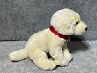 Fao Schwarz Golden Retriever Lab Puppy Plush Realistic Red Collar Stuffed Animal