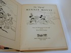 Rare 1933 The Pop-up Minnie Mouse Disney Studios Children   s Hardcovers Blue