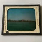 Magic Lantern Glass Slide Photo Color View Of Rosario   River Paraguay