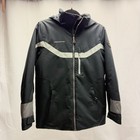 Obermeyer Ski Jacket Teen Large Black Waterproof Hooded Winter Snow Coat