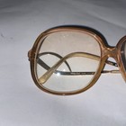 Vintage Berdel Heidi Translucent Oval Sunglasses France - Amber Oversized - 130