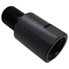 Barrel Extension 1 2x28 Thread     Cnc Machined Steel     Black     0 75  Long