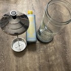 Barber Salon Barbicide Sanitizing Tool Glass Jar 37 Oz With Barbicide Included 