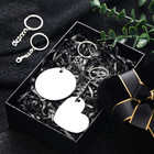 100 Pcs Key Chain Rings Bulk With Split Ring Lobster Kit