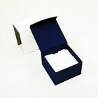 5in  Red Hue Reflection Crystal Lotus Flower Feng Shui Home Decor With Gift Box