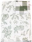Lillian August French Farmhouse Green Toile Spring Bunny Rabbit Table Runner New