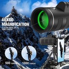  Jiasifu 40x60 High Definition Monocular Telescope With Smartphone Adapter Bak4 