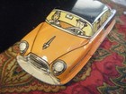 Rare Vintage Lupor Tin Litho Friction 1950 s Nash Sedan Toy Car - Works