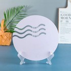 6 Pack 10 Inch Plastic Easels Stand Plate Holder Picture Display Stand For Home