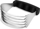 Heavy Duty Dough Blender Stainless Steel Pastry Cutter Tool Baking Mixer Black