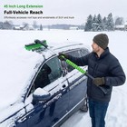 Extendable 45  Snow Brush   Ice Scraper For Suv truck - Heavy Duty Winter Tool