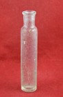 Antique Old German Clear Glass Medical Bottle Rare Original
