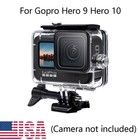 Diving Protect Underwater Waterproof Housing Case For Gopro Hero 10 Hero 9 Black
