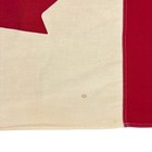 Vintage Cotton Canada Maple Leaf Flag Canadian Old Cloth Textile Art Decor