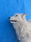 Antique Fur Toy Spitz Dog  7    Long Doll Companion Accessory Real Fur