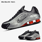 Nike Shox R4 Shoes Black Red Metallic Silver Hq1988-002 Men s Sizes New