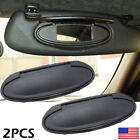 Vanity Sun Visor Mirror W base 2pcs Fits Porsche 911 Boxster Cayman 996 997 986