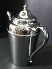 Cromwell Silver Mfg Chromium Coffee Tea pot Beverage Pitcher Mid Century Vintage
