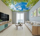 3d Dove Leaves Na757 Ceiling Wallpaper Murals Wall Print Decal Aj Us Fay