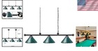 Stylish Adjustable Billiard Lights - Metal Finish