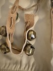 Vintage Native American Costume Set Wig Moccasins Bells Fringe Tunic Youth Child