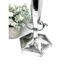 The Bbb Co Phila Silver Soldered Hexagonal Trumpet Vase Made In England 16 