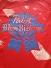 Mens Pabst Blue Ribbon Red T-shirt Size X-large Short Sleeve Shirt Brand New
