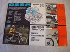 Vintage Ossa 250 Moto-cross Phantom Motorcycle Original  Brochure Mid 1970 s