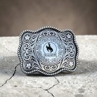 Western Buckle  Engraved Buckle Custom Personalized Monogrammed  For 1 5  Belt 