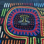 Vintage Kuna Mola Textile Panel     Handsewn Folk Art Appliqu   Panama B