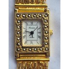 Ronica Gold-tone Vintage Style Women s Mesh Tassel Bracelet Watch