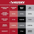 33 In 4-drawer Mechanics Cart With Extended Side Table And Bottle Tray