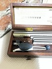 Vintage Keuffel   Esser Leroy Drafting Lettering Set Wood Box Case