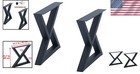 Versatile Iron Table Legs - Rustic Triangle Shape For Diy Projects   Furniture